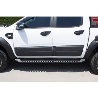Dakar V1 side steps zonder LED (2 stuks, metaal) Isuzu D-Max 2019– foto 2