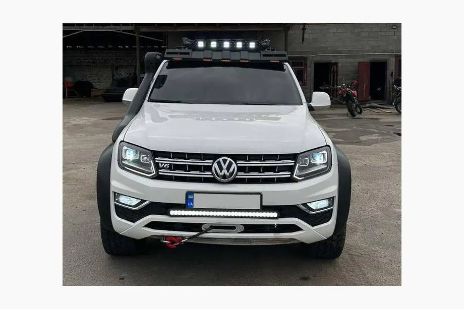 SsangYong Musso II 2018– Voorruitvizier voor dakdrager DAKAR (LED) Image