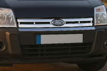 Ford Connect 2006–2009 RVS sierlijsten voor radiateurgrille OmsaLine - Italiaans roestvrij staal foto 1
