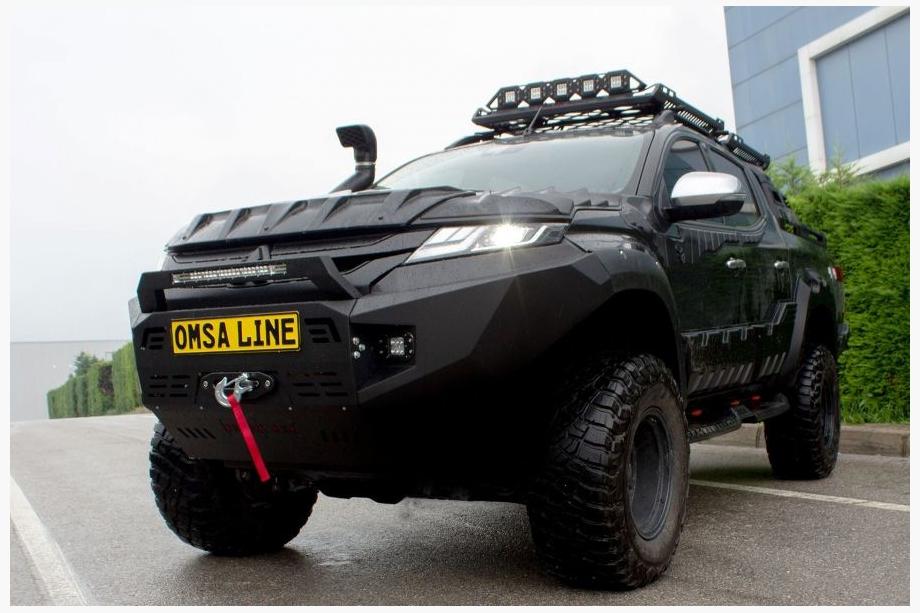 Mitsubishi L200 2015–2024 Voorbumper met carterbescherming Dakar (2019+) Image