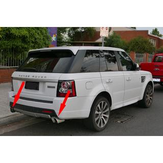 Uitlaateindstukken V2 (2 stuks, RVS) Range Rover Sport 2005–2013 foto 1