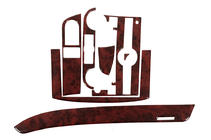 Chevrolet Aveo T250 2005–2011 Sierlijsten voor het dashboardpaneel (kleine set) Aluminium foto 1