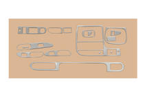 Kia Sephia 1993–1998 Dashboard sierlijsten (1995-1998) Aluminium foto 1