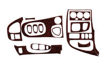 Kia Shuma 1998–2001 Dashboarddecor Aluminium foto 1