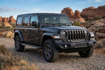 Jeep Wrangler 2018– Side steps Bosphorus Grey (set van 2, aluminium) foto 1