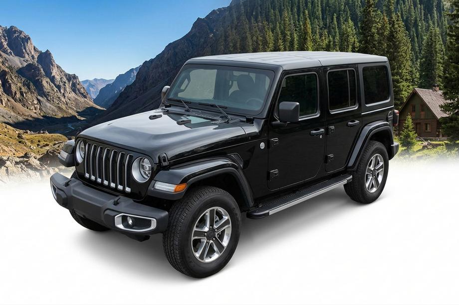 Jeep Wrangler 2018– Maya V1 zijtreden (2 stuks, aluminium) Image