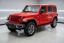 Jeep Wrangler 2018– Side steps Maya Red (2 stuks, aluminium) foto 1