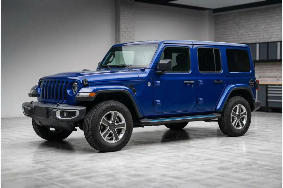 Jeep Wrangler 2018– Maya Blue zijtreden (2 stuks, aluminium) Image