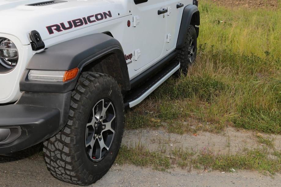 Jeep Wrangler 2018– Fullmond side steps (2 stuks, aluminium) Image