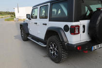 Jeep Wrangler 2018– Side steps Tayga V2 (2 stuks, aluminium) foto 1