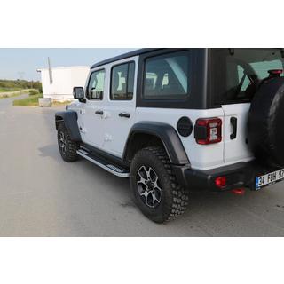 Side steps Tayga V2 (2 stuks, aluminium) Jeep Wrangler 2018– foto 1