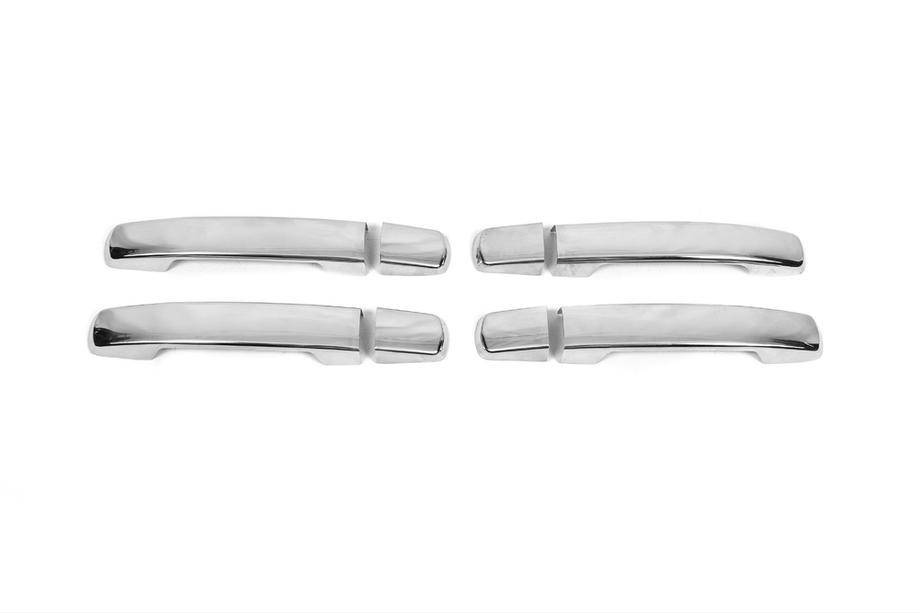 Nissan Qashqai 2007–2010 Uitverkoop! Deurgreep covers zonder sleutelgat (4 stuks, RVS) Foto 1