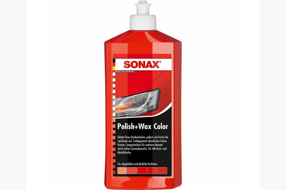 Sonax NanoPro kleurpolish met wax rood 500 ml Image