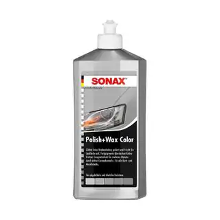 Sonax NanoPro kleurwax polish grijs 250 ml foto 1