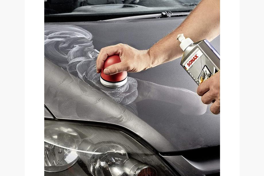 Sonax NanoPro kleurwax polish grijs 250 ml Foto 3
