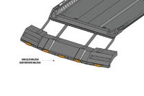 Volkswagen Amarok 2010–2022 Voorruitvizier voor dakdrager DAKAR (LED) foto 7