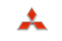 Mitsubishi Colt 1996–2004 Embleem 85 mm (rood) foto 1