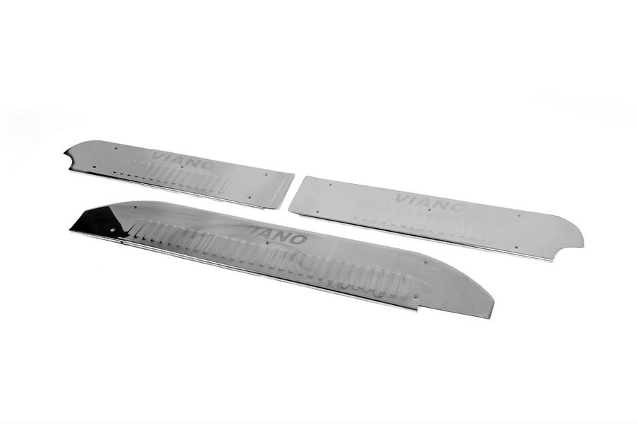 Mercedes Viano 2004–2014 Interieur dorpellijsten Carmos V4 (roestvrij staal) 3 stuks, Carmos - Turks roestvrij staal Image