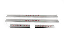 Nissan NP300 1999–2015 Carmos V2 instaplijsten (4 stuks, RVS) foto 2