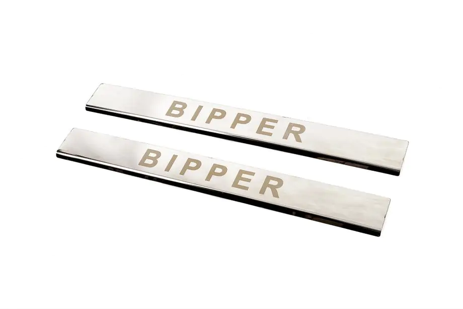 Peugeot Bipper 2008–2017 Instaplijsten Carmos V1 (set 2 stuks, RVS) Foto 1