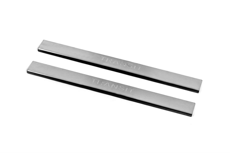 Ford Transit 2000–2014 Carmos V2 dorpellijsten (2 stuks, RVS) Image
