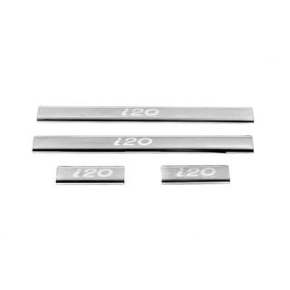 Carmos V2 instaplijsten (4 stuks, RVS) Hyundai I-20 2008–2012 foto 2