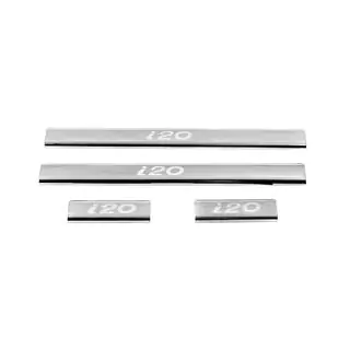 Carmos V2 instaplijsten (4 stuks, RVS) Hyundai I-20 2008–2012 foto 2