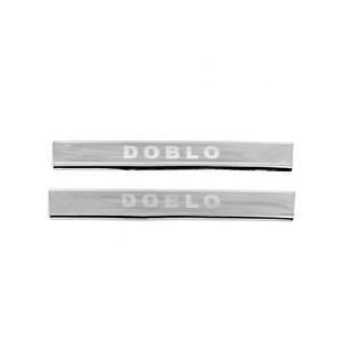 Instaplijsten V3 (Carmos, 2 stuks, RVS) Fiat Doblo I 2005–2010 foto 2