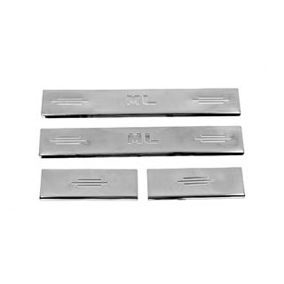 RVS instaplijsten Carmos V2 (4 stuks) Mercedes ML W164 2005–2011 foto 2