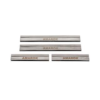 Carmos V3 dorpellijsten (4 stuks, RVS) Volkswagen Amarok 2010–2022 foto 1