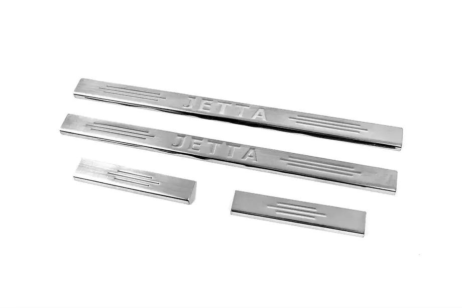 Volkswagen Jetta 2006–2011 Carmos V2 instaplijsten (4 stuks, RVS) Image