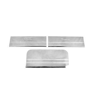 Carmos V2 instaplijsten (3 stuks, RVS) Renault Trafic 2001–2015 foto 1