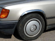 Mercedes E-class W124 1984–1997 Wielkastlijsten 1985-1989 (4 st., RVS) foto 1