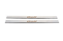 Volkswagen Golf 5 2003–2009 Carmos V1 instaplijsten (2 stuks, Coupe, RVS) foto 1