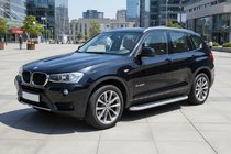 BMW X3 F25 2011–2018 Side steps Tayga Grey (2 stuks, aluminium) foto 1