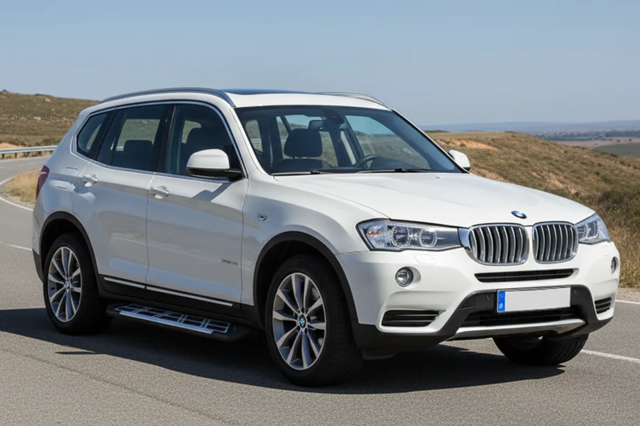 BMW X3 F25 2011–2018 Sunrise side steps (set van 2, aluminium) Image