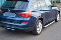 BMW X3 F25 2011–2018 Fullmond side steps (2 stuks, aluminium) foto 7