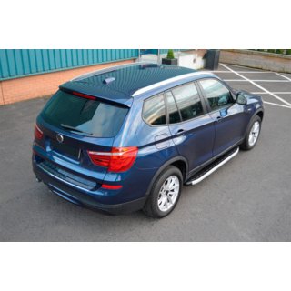Fullmond side steps (2 stuks, aluminium) BMW X3 F25 2011–2018 foto 2