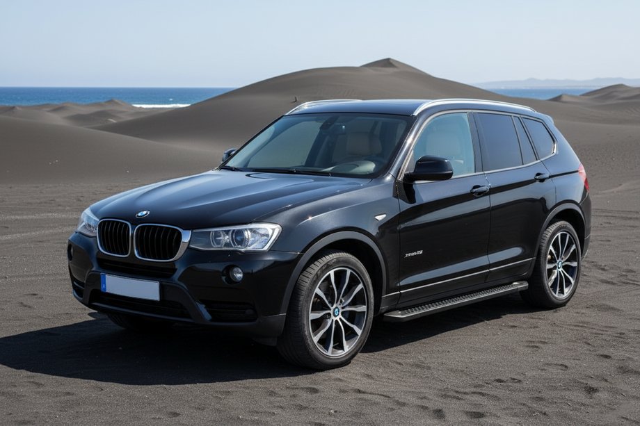 BMW X3 F25 2011–2018 Allmond Black side steps (2 st., aluminium) Image