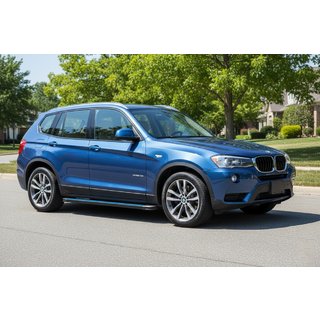 Maya Blue zijtreden (2 stuks, aluminium) BMW X3 F25 2011–2018 foto 1