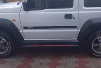 Suzuki Jimny 2018– Side steps Maya Red (2 stuks, aluminium) foto 4