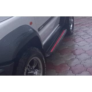 Side steps Maya Red (2 stuks, aluminium) foto 3
