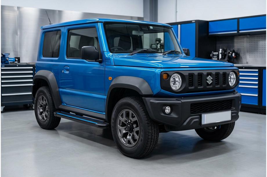 Suzuki Jimny 2018– Maya Blue zijtreden (2 stuks, aluminium) Image