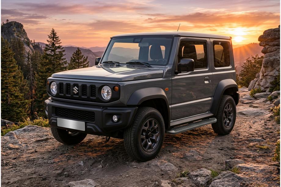 Suzuki Jimny 2018– Allmond Black side steps (2 st., aluminium) Image