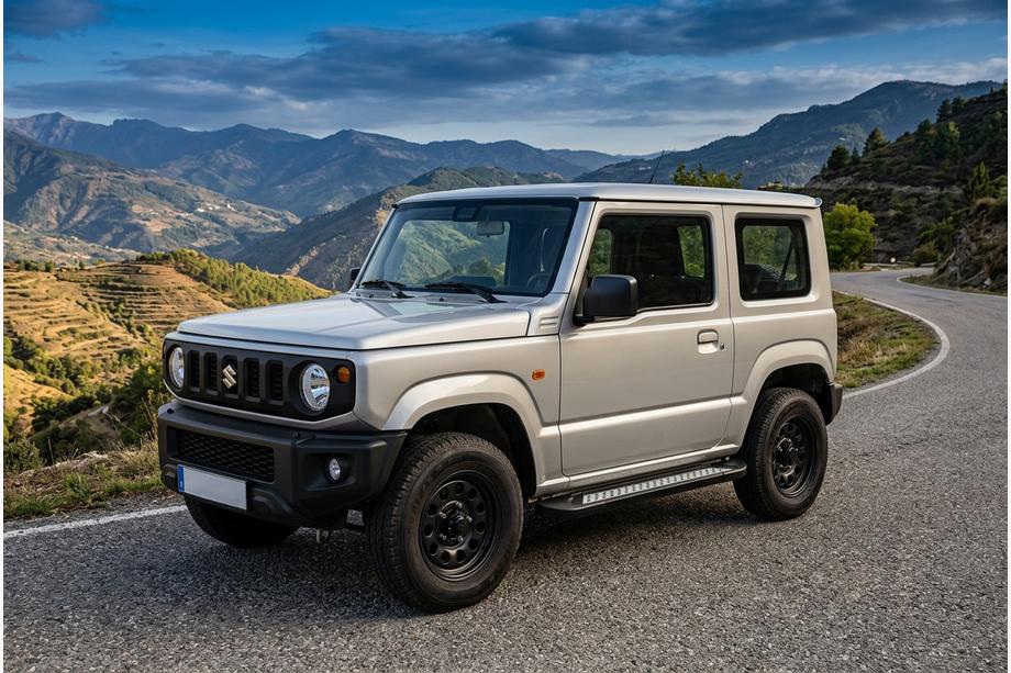 Suzuki Jimny 2018– Zijdrempels Vision New Grey (set van 2, aluminium) Image