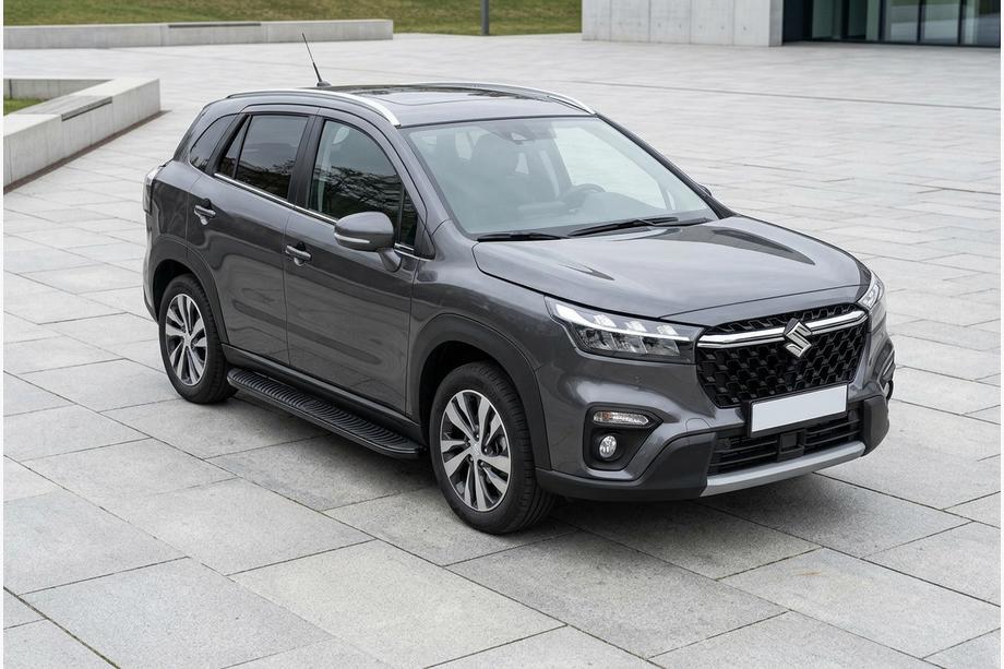 Suzuki SX4 S-Cross 2021– Tayga Black zijtreden (set van 2, aluminium) Image