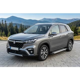 Zijdrempels Vision New Grey (set van 2, aluminium) Suzuki SX4 S-Cross 2021– foto 1