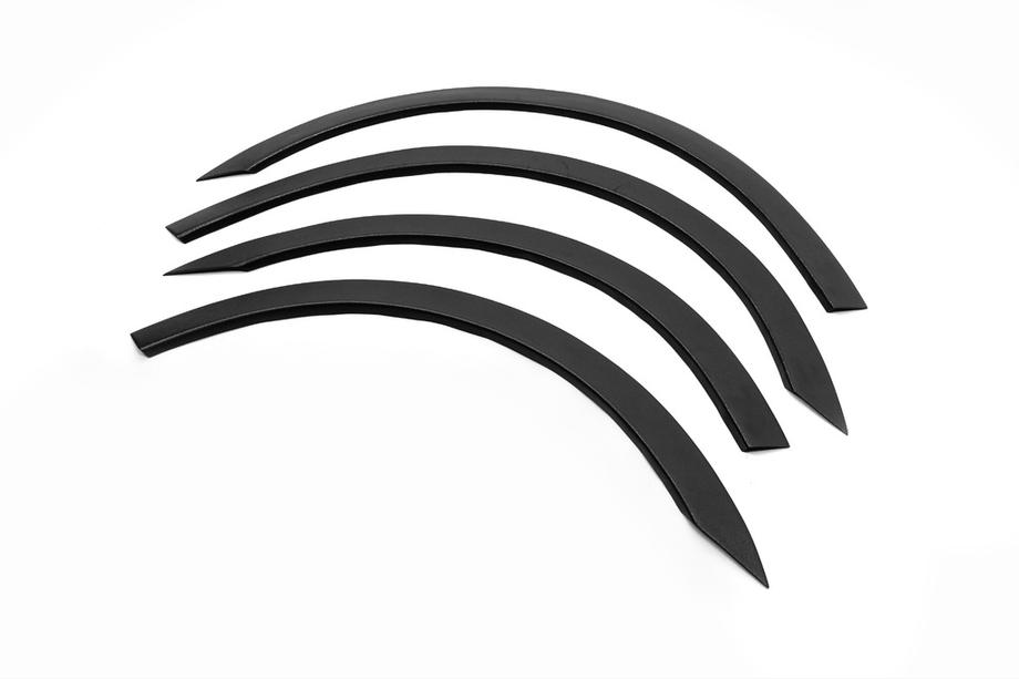 BMW 5 Serie E60/E61 2003–2010 Wielkastverbreders (set van 4, zwart, ABS-kunststof) Foto 2