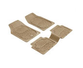 Universele rubberen automatten voor het interieur (4 stuks, PUFI BUBBLE HB beige) foto 1