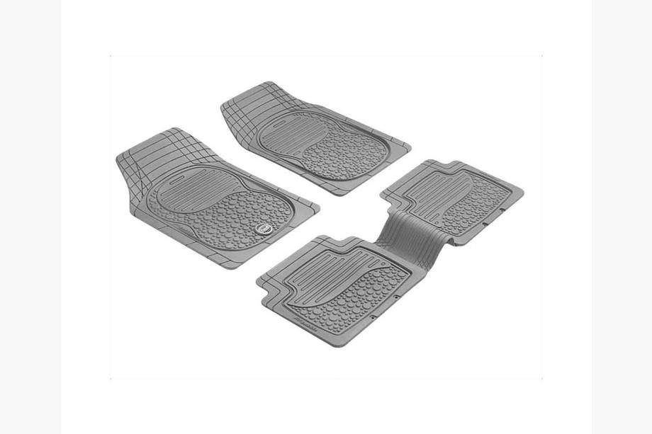 Universele rubberen automatten voor interieur (4 stuks, PUFI BUBBLE HB grijs) Image